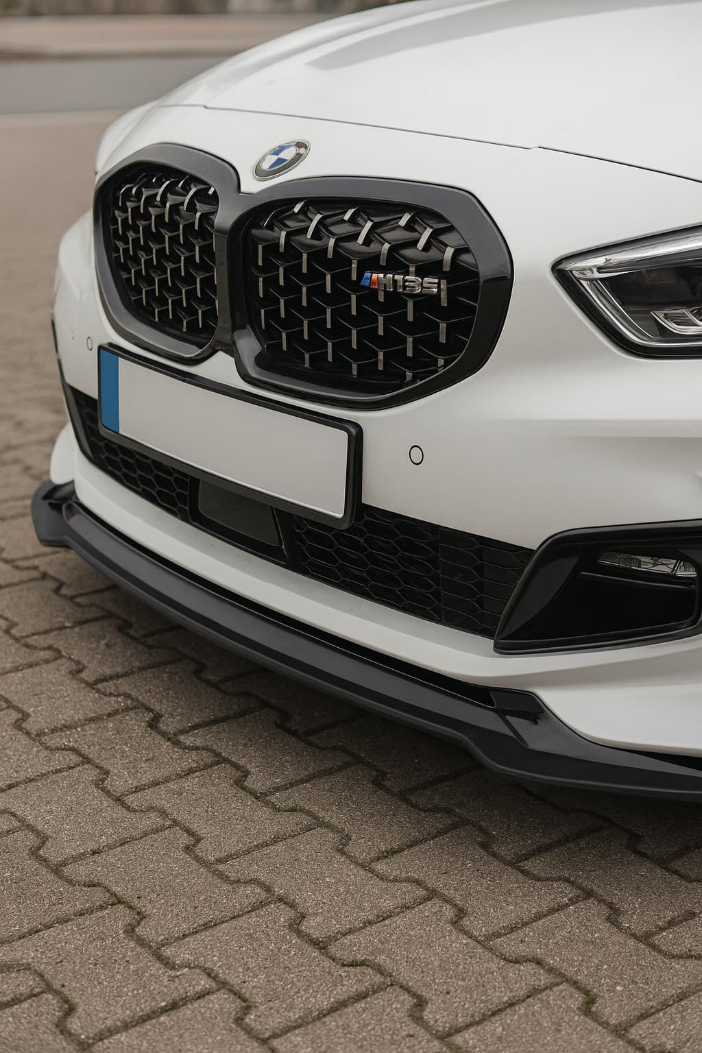 Frontspoiler kompatibel mit BMW 1er F20 F21 Facelift 2015-2019 mit ABE